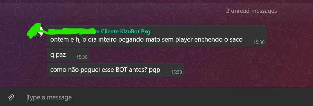 Sessão de farming