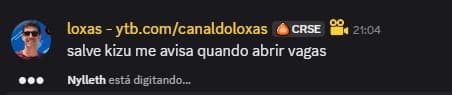 Usuários aguardando novas vagas do KizuBot